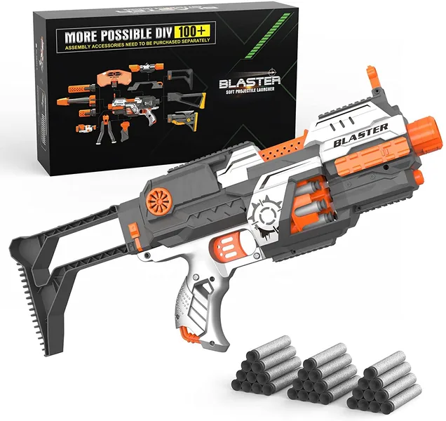 Motorized Foam Dart Rifle Blaster