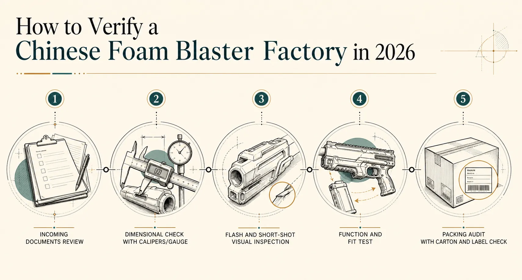 Diagram: How to Verify a Chinese Foam Blaster Factory in 2026