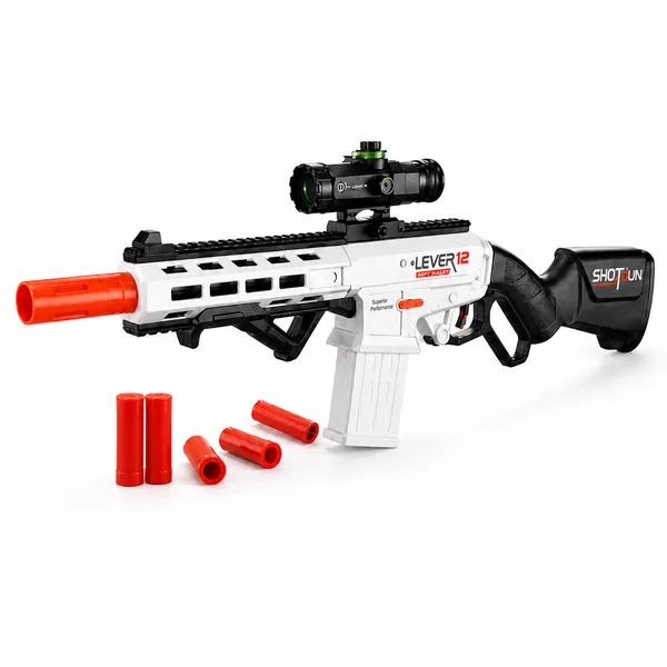 FBS352009 Soft-Bounce Alloy Edition 6-Shot Blaster (Black and White)