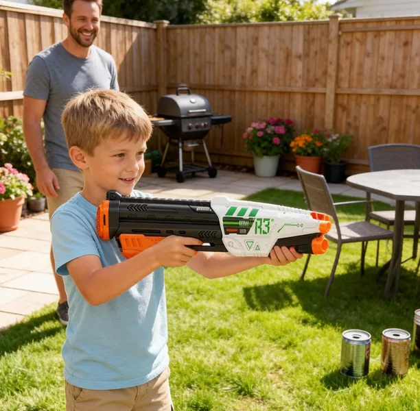 FBS352142 Manual Soft-Bullet Gun Target Set