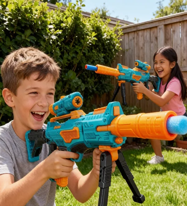 FBS352141 Electric Automatic Soft-Pellet Gun with Bipod