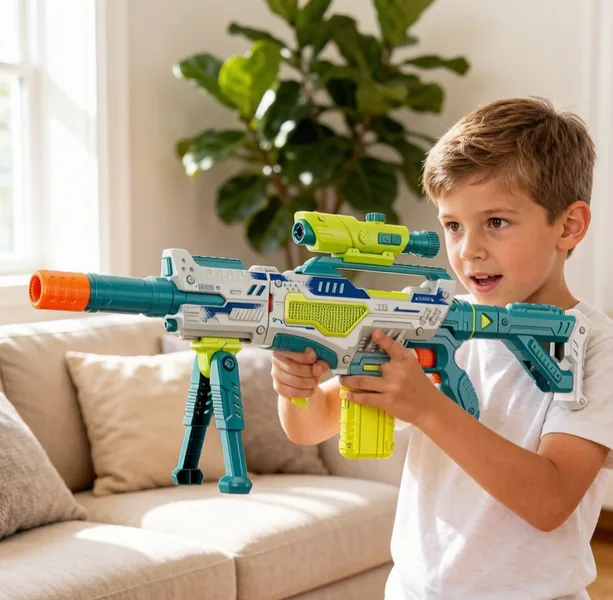 FBS352130 Electric Automatic Soft-Shot Gun with Scope