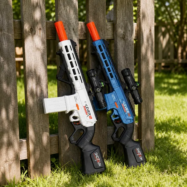 FBS352009 Soft-Bounce Alloy Edition 6-Shot Blaster (Black and White)