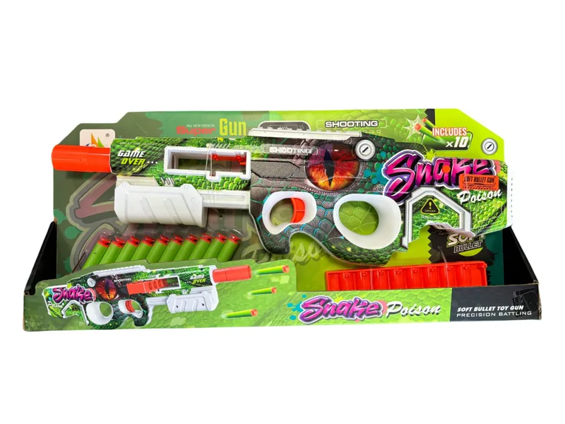 FBS352065 Manual UV Snake-Print Soft-Bullet Gun