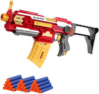 Motorized Foam Dart Rifle Blaster with Detachable Magazine | SB524A