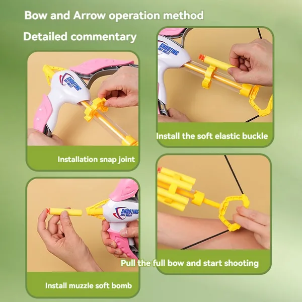 FBS304605 Soft-Bullet Bow and Arrow Set