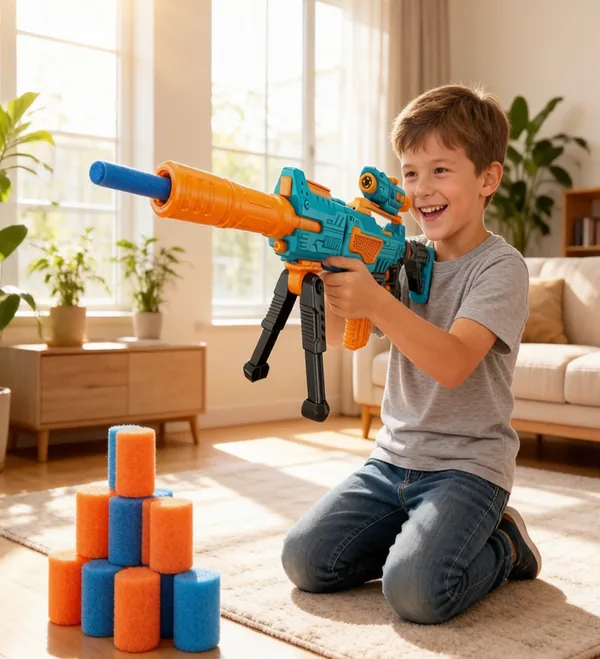 FBS352141 Electric Automatic Soft-Pellet Gun with Bipod