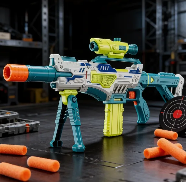 FBS352130 Electric Automatic Soft-Shot Gun with Scope